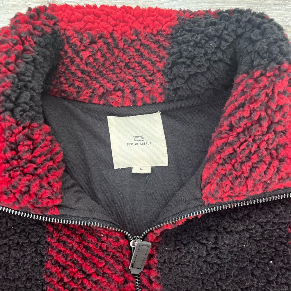 Thread Supply fleece pullover - Size Large